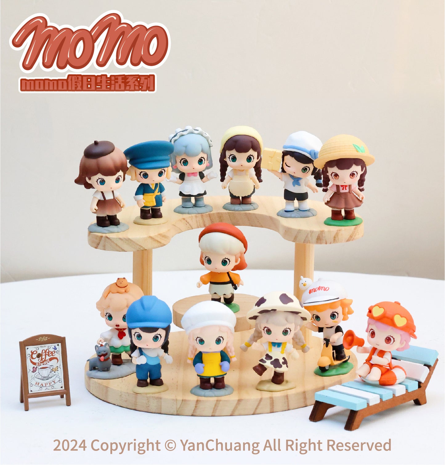 [PREORDER] MOMO HOLIDAY LIFE SERIES TRADING FIGURE (Box of 12)