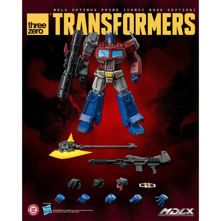 [PREORDER] ThreeZero Transformers MDLX Optimus Prime (Comic Book Edition)
