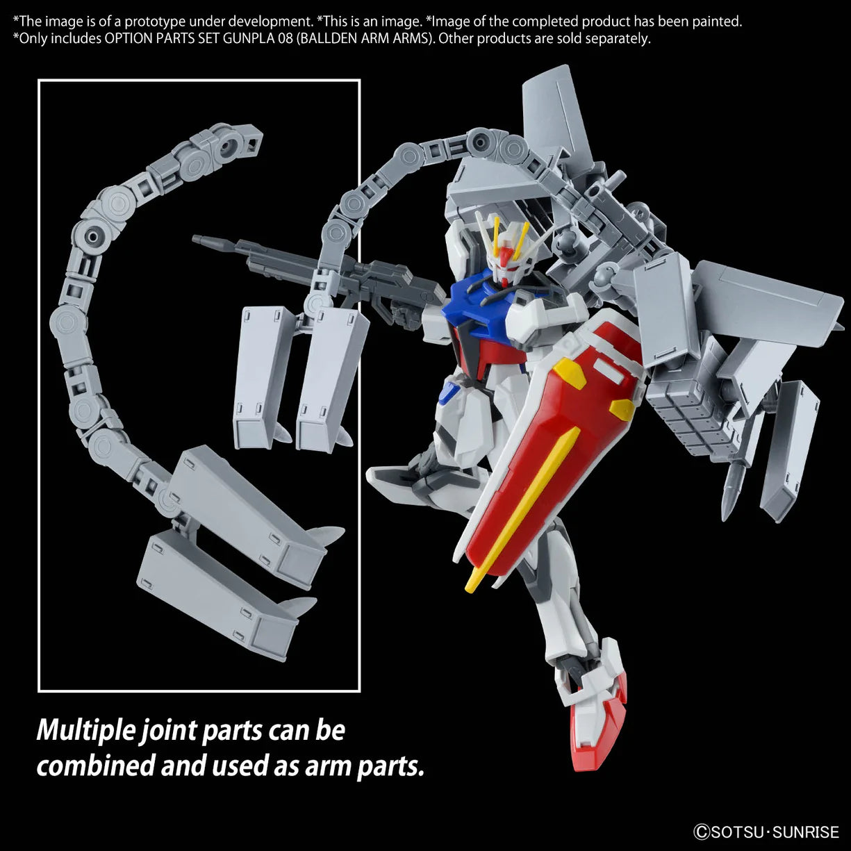 [PREORDER] OPTION PARTS SET GUNPLA 08 (BALLDEN ARM ARMS)