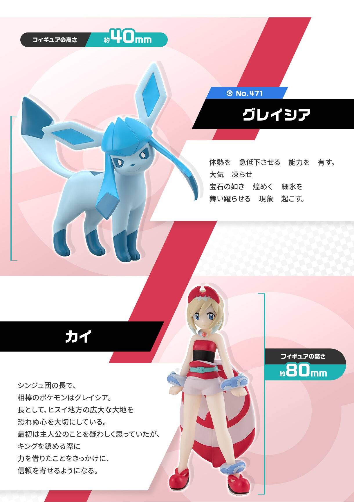 [PREORDER] POKÉMON SCALE WORLD HISUI REGION IRIDA & GLACEON W/O GUM