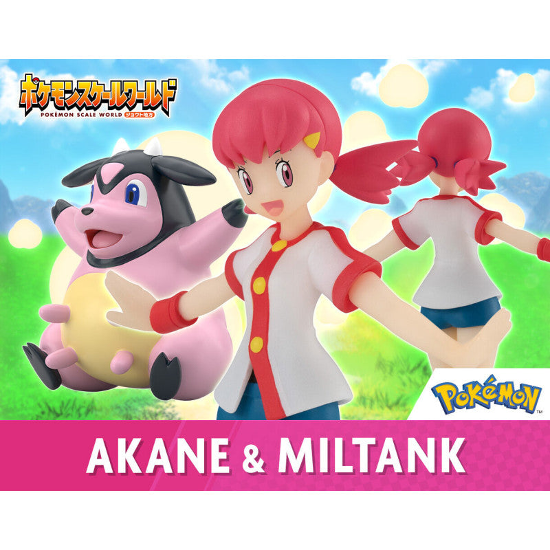 [PREORDER] POKEMON SCALE WORLD JOHTO REGION WHITNEY & MILTANK W/O GUM