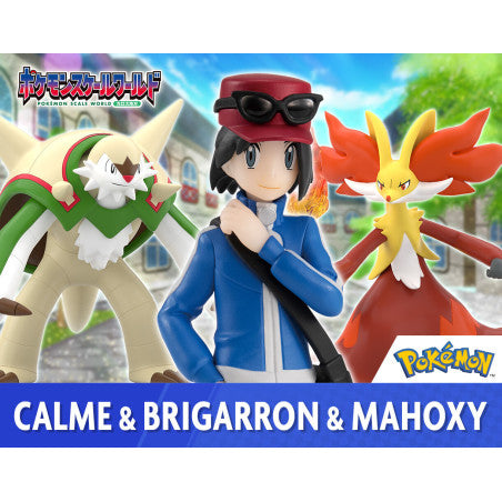 [PREORDER] POKÉMON SCALE WORLD KALOS REGION CALEM & CHESNAUGHT & DELPHOX