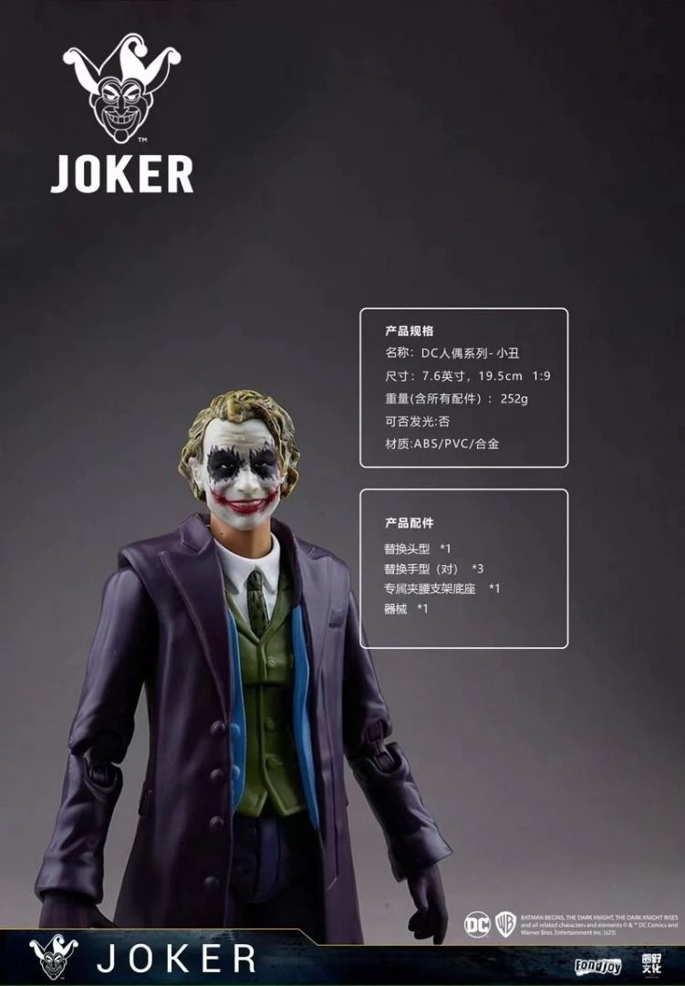 [PREORDER] FondJoy DC Figure Series - Joker 1/9
