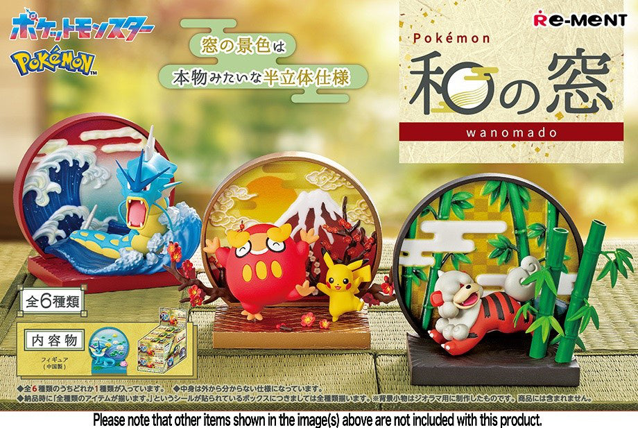 [PREORDER] BOX OF 6 - POKEMON Japanese Window