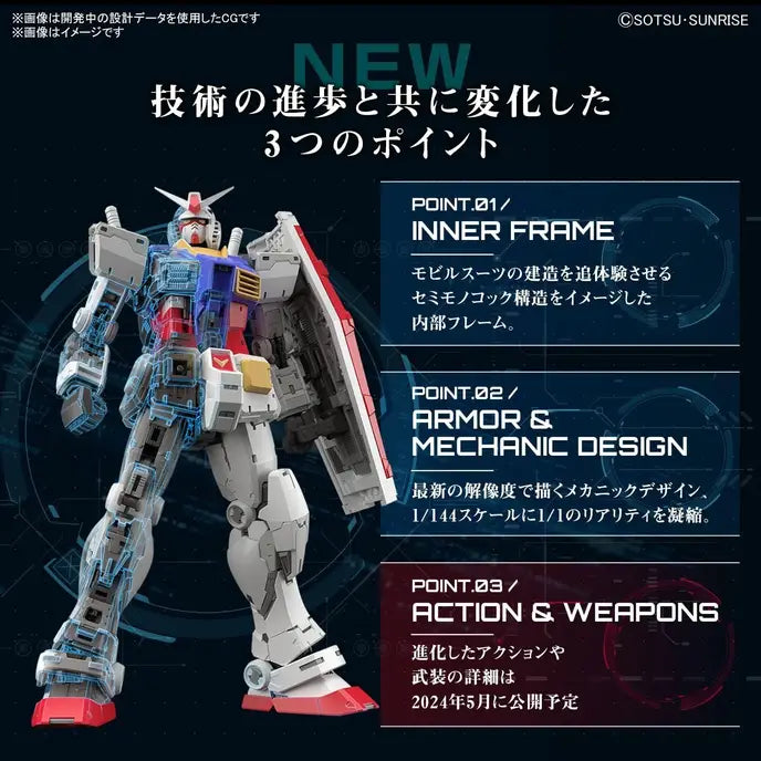 [PREORDER] RG 1/144 RX-78-2 GUNDAM Ver.2.0