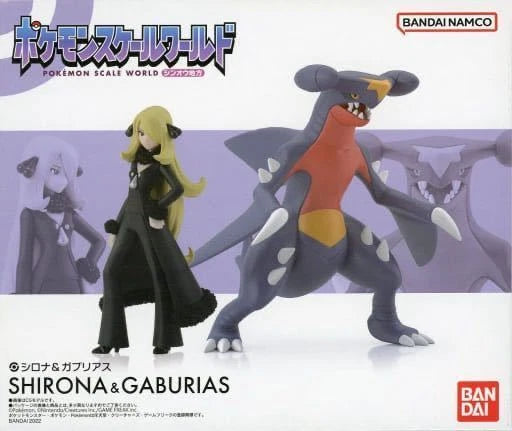 [PREORDER] POKÉMON SCALE WORLD SINNOH REGION CYNTHIA & GARCHOMP W/O GUM (reoffer)