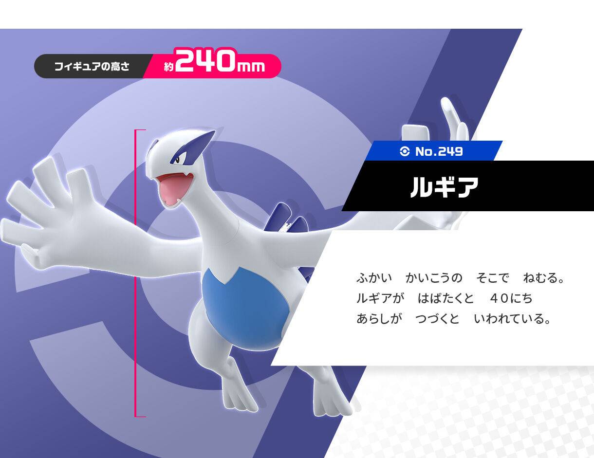 [PREORDER] POKÉMON SCALE WORLD JOHTO REGION LUGIA