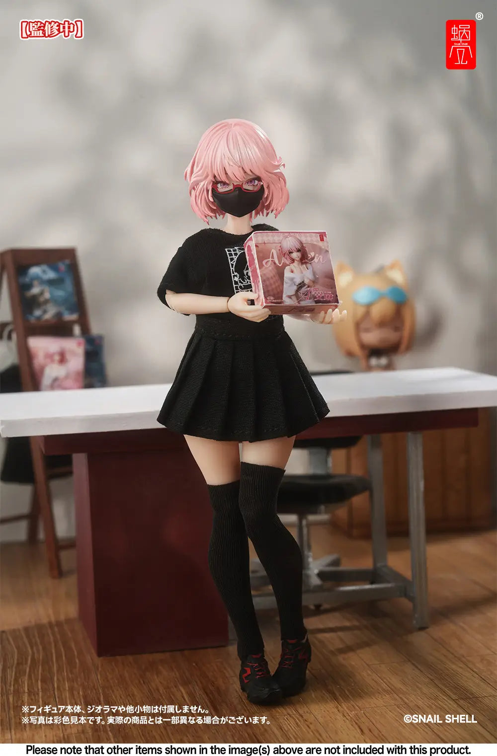 [PREORDER] Snail Shell 1/12 Mecha Musume Employee Dress Code Set Black Edition