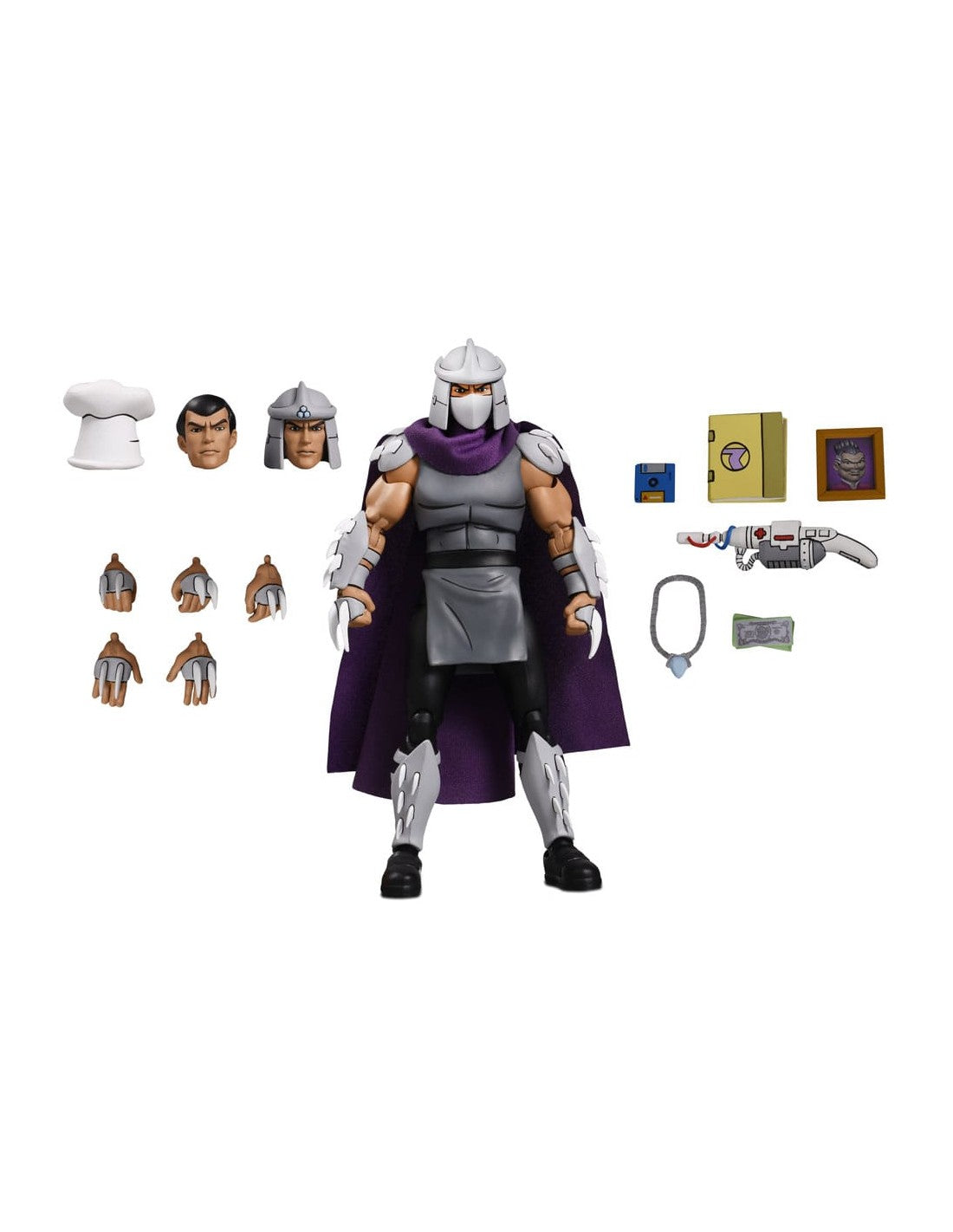 [PREORDER] Teenage Mutant Ninja Turtles (Cartoon) - 7” Scale Action Figure - Ultimate Shredder (Classic Colors)