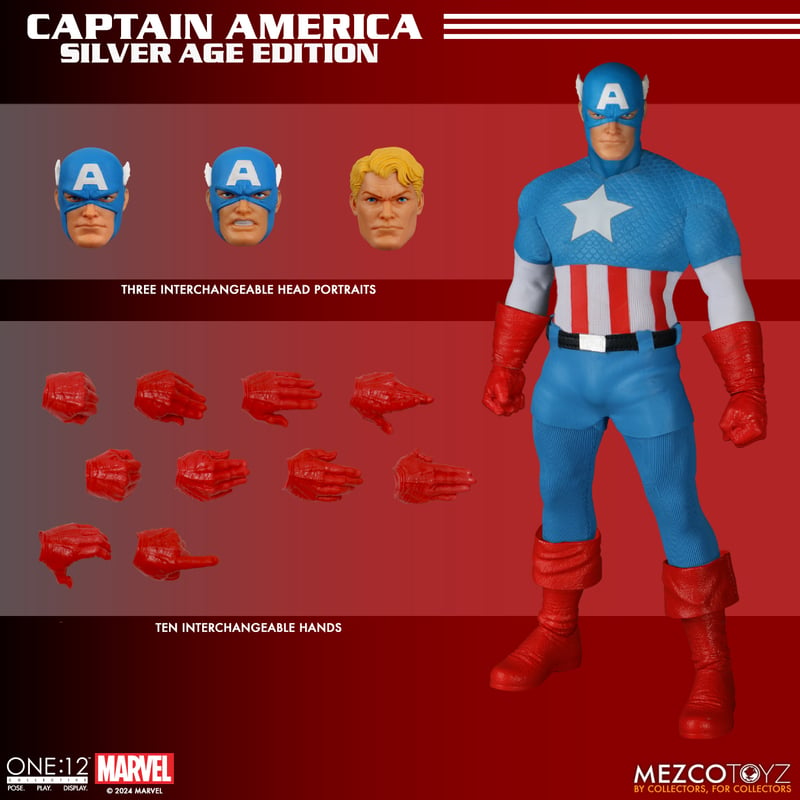 [PREORDER] One:12 Collective Captain America – Silver Age Edition