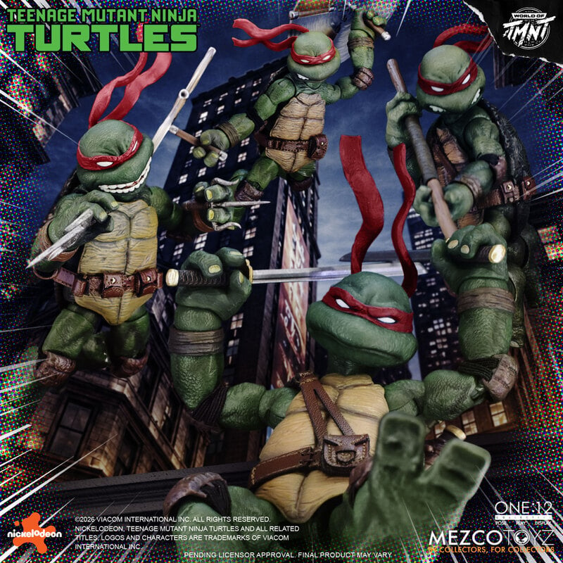 [PREORDER 062126] The One:12 Collective Teenage Mutant Ninja Turtles Boxed Set