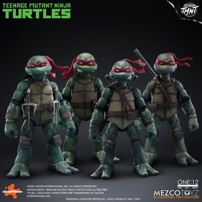 [PREORDER 062126] The One:12 Collective Teenage Mutant Ninja Turtles Boxed Set