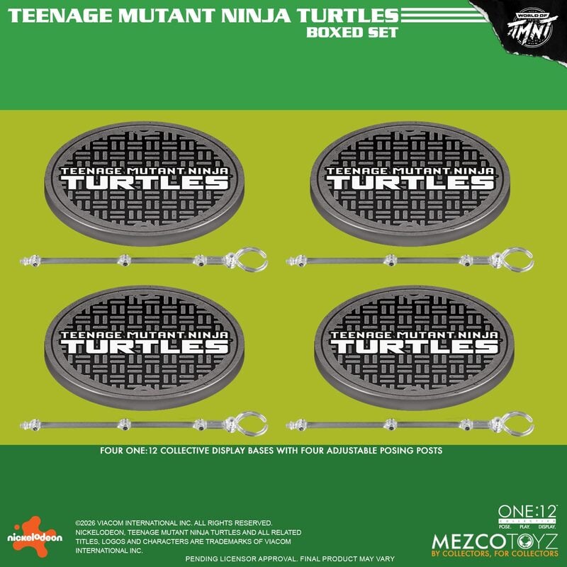 [PREORDER 062126] The One:12 Collective Teenage Mutant Ninja Turtles Boxed Set