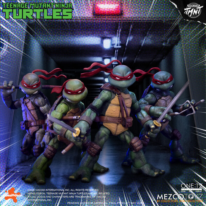 [PREORDER 062126] The One:12 Collective Teenage Mutant Ninja Turtles Boxed Set
