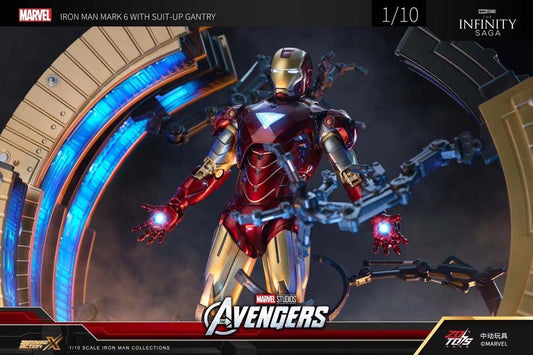 [PREORDER] 1/10 Scale Iron Man 6 with Suit Up Gantry