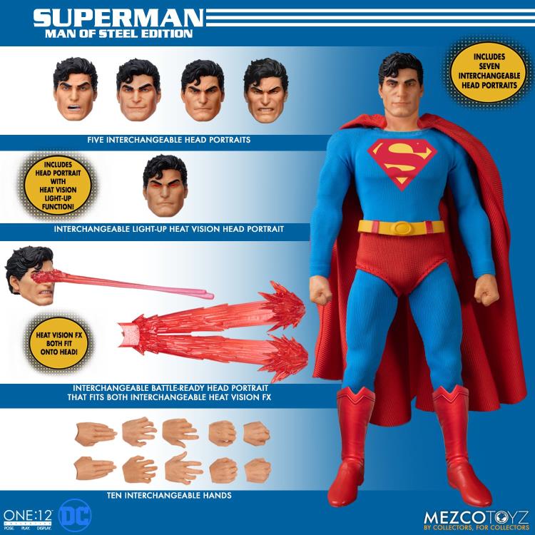 [PREORDER] MEZCO - One 12 Collective Superman - Man of Steel Edition