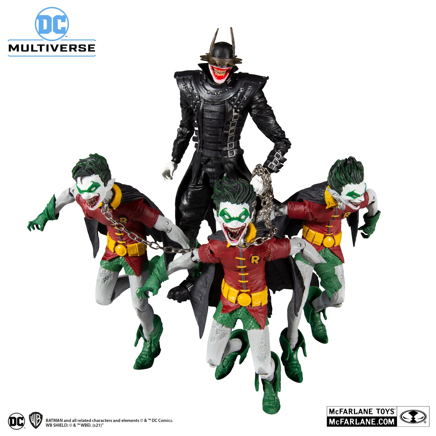 [PREORDER] McFarlane THE BATMAN WHO LAUGHS & ROBINS OF EARTH -22 MULTIPACK (Jan 2022 Offer)