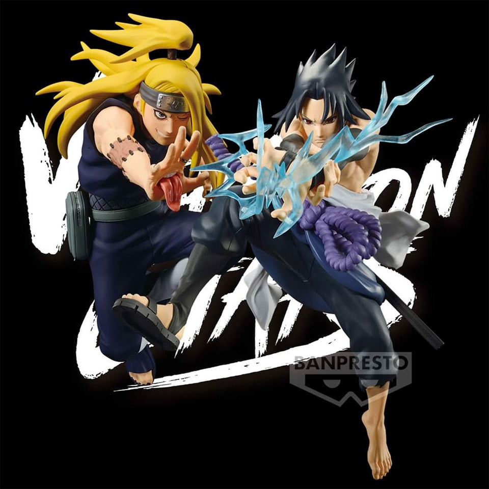 [PREORDER] Banpresto Naruto Shippuden Vibration Stars - Uchiha Sasuke & Deidara - [Set of 2]