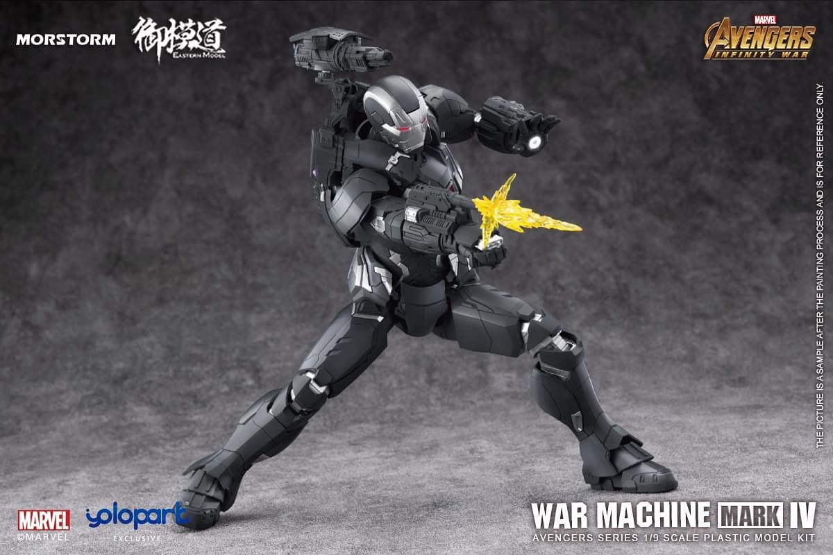 [PREORDER] Morstorm x Eastern Model x Yolopark: 1/9 Marvel’s War Machine Mark 4 Model Kit