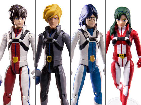 [PREORDER] ROBOTECH PILOT ENCORE SERIES: RICK HUNTER, ROY FOKKER, MAX STERLING, & MIRIYA STERLING