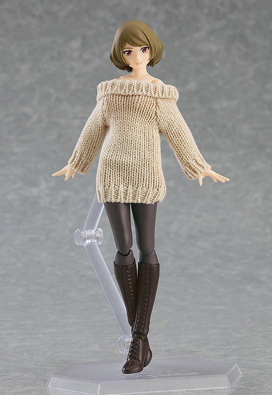 [PREORDER] Figma Styles Female Body (Chiaki) with Off-the-Shoulder Sweater Dress