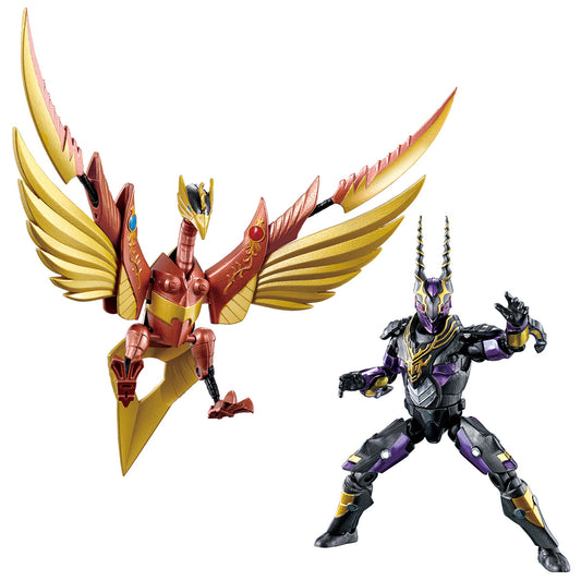 [PREORDER] SO-DO CHRONICLE MASKED RIDER RYUKI GOLD PHOENIX & GIGAZELLE SET