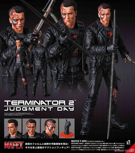 [PREORDER] Terminator 2: Judgement Day MAFEX No.191 T-800 (Battle Damage Ver.)