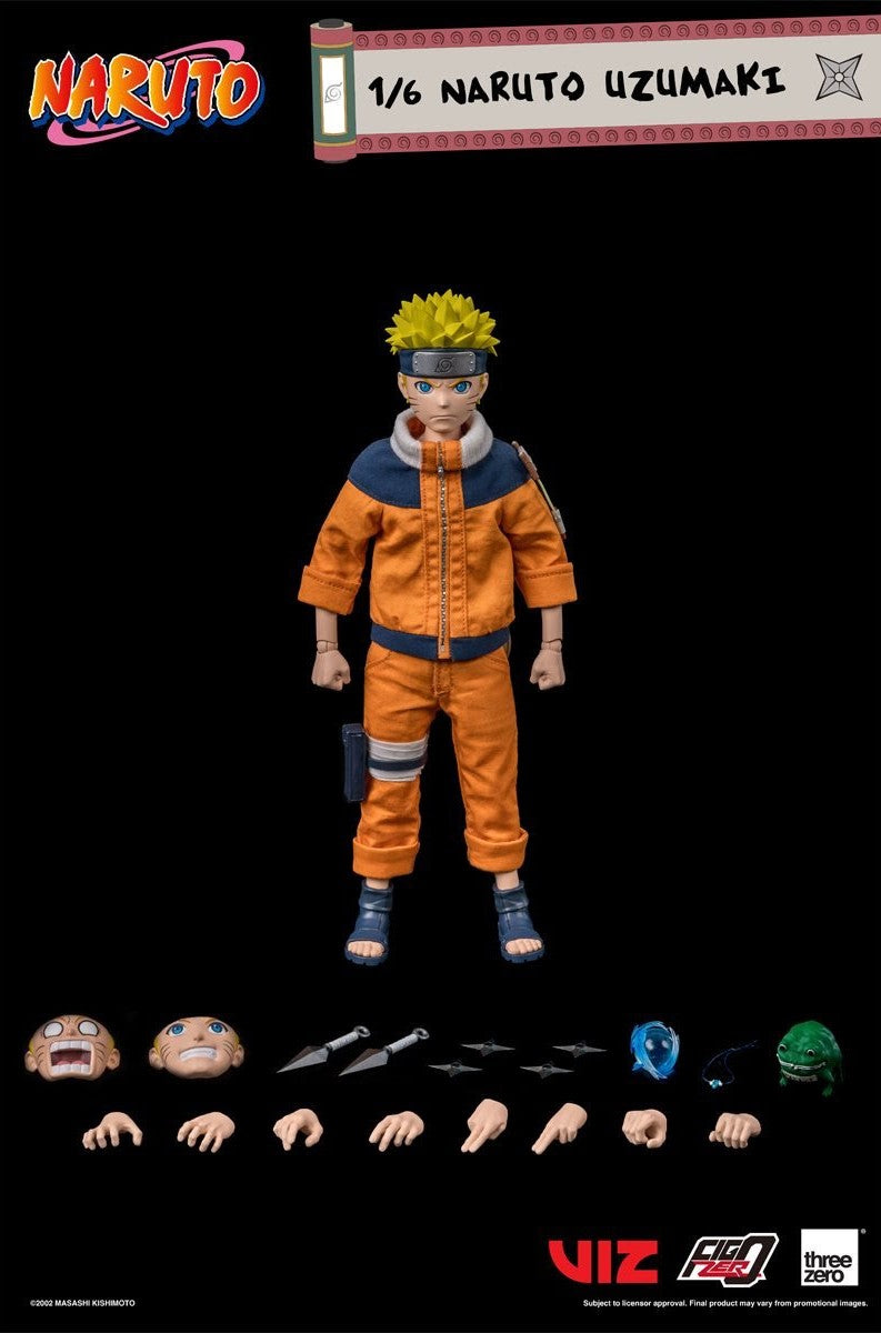 [PREORDER] Threezero Naruto Uzumaki 1/6 Scale Action Figure