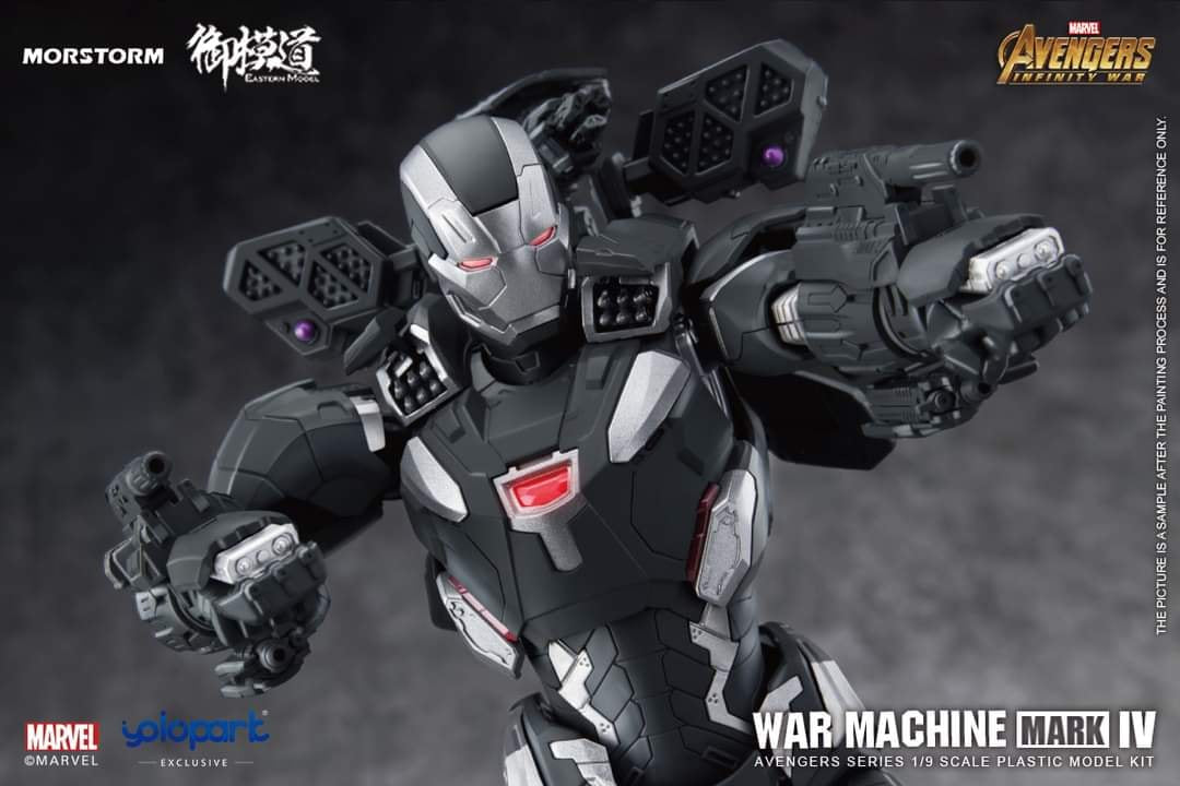 [PREORDER] Morstorm x Eastern Model x Yolopark: 1/9 Marvel’s War Machine Mark 4 Model Kit