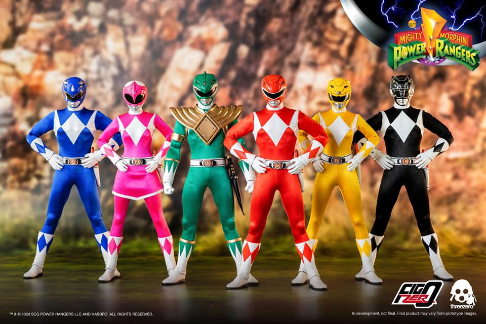 [PREORDER] THREEZERO 1/6 Mighty Morphin Power Rangers Box Set with Green Ranger