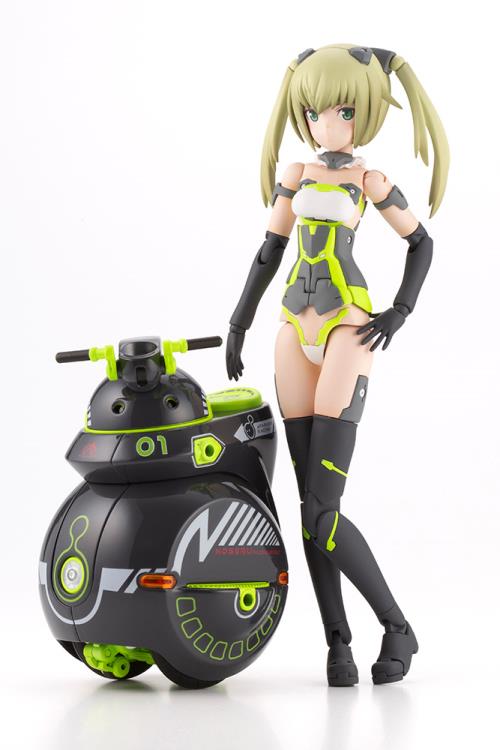 [PREORDER] Frame Arms Girl x Maruttoys Innocentia (Racer Ver.) and Noseru (Racing Specs Ver.) Model Kit