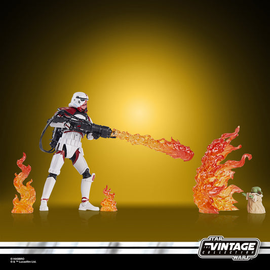 [PREORDER] Hasbro Star Wars  The Vintage Collection 3.75 inch : Deluxe Incinerator Trooper & Grogu