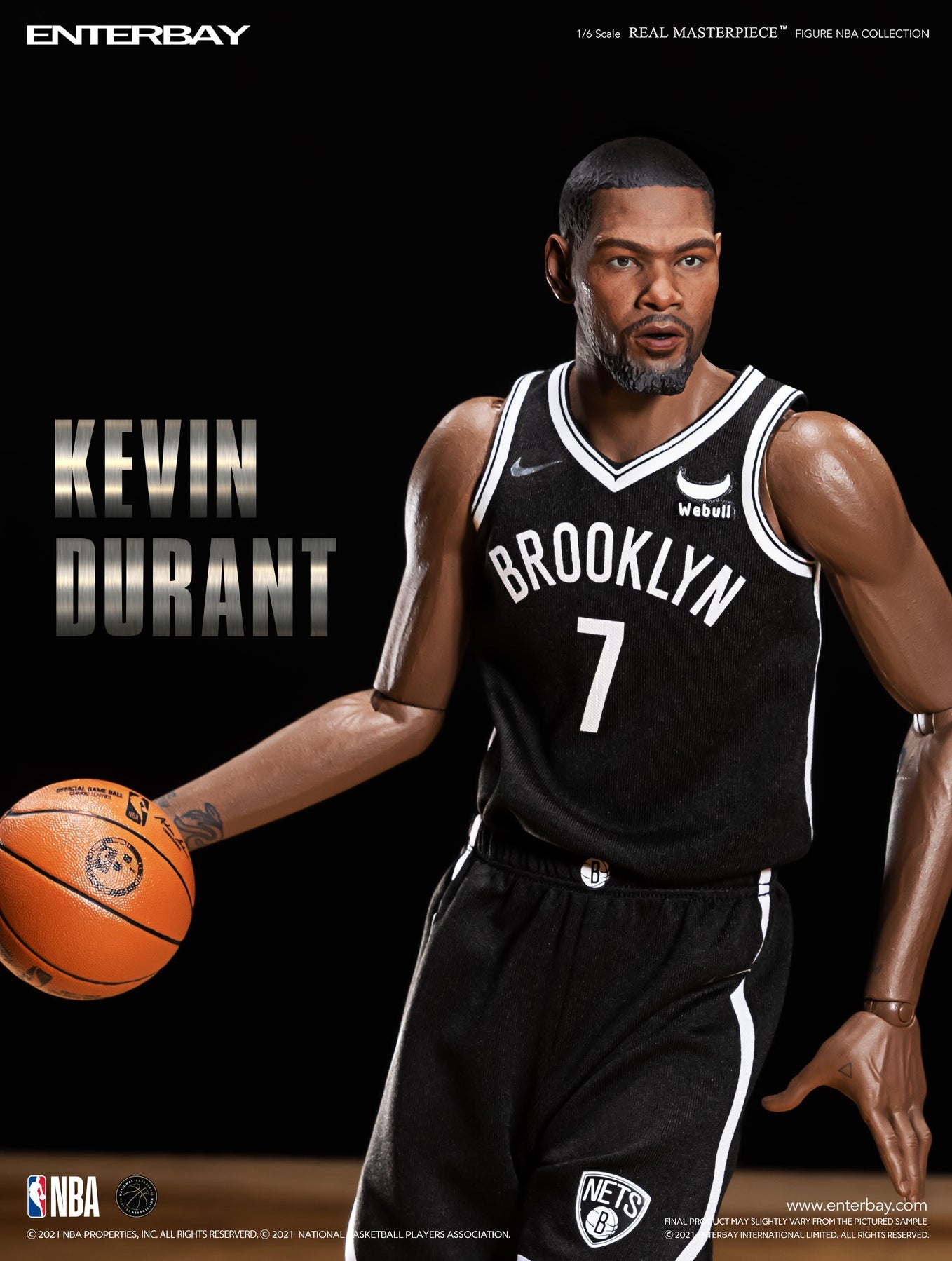 [PREORDER] 1/6 REAL MASTERPIECE NBA COLLECTION: KEVIN DURANT NBA ACTION FIGURE