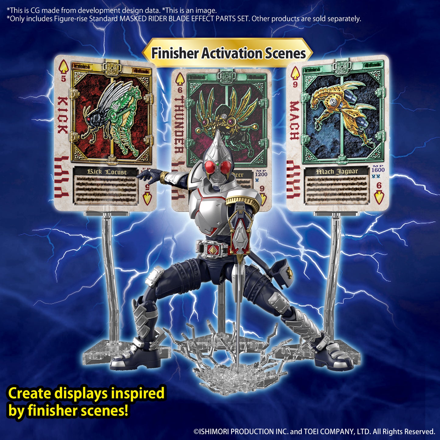 [PREORDER] Figure-Rise Standard Masked Rider Blade Effects Parts Set