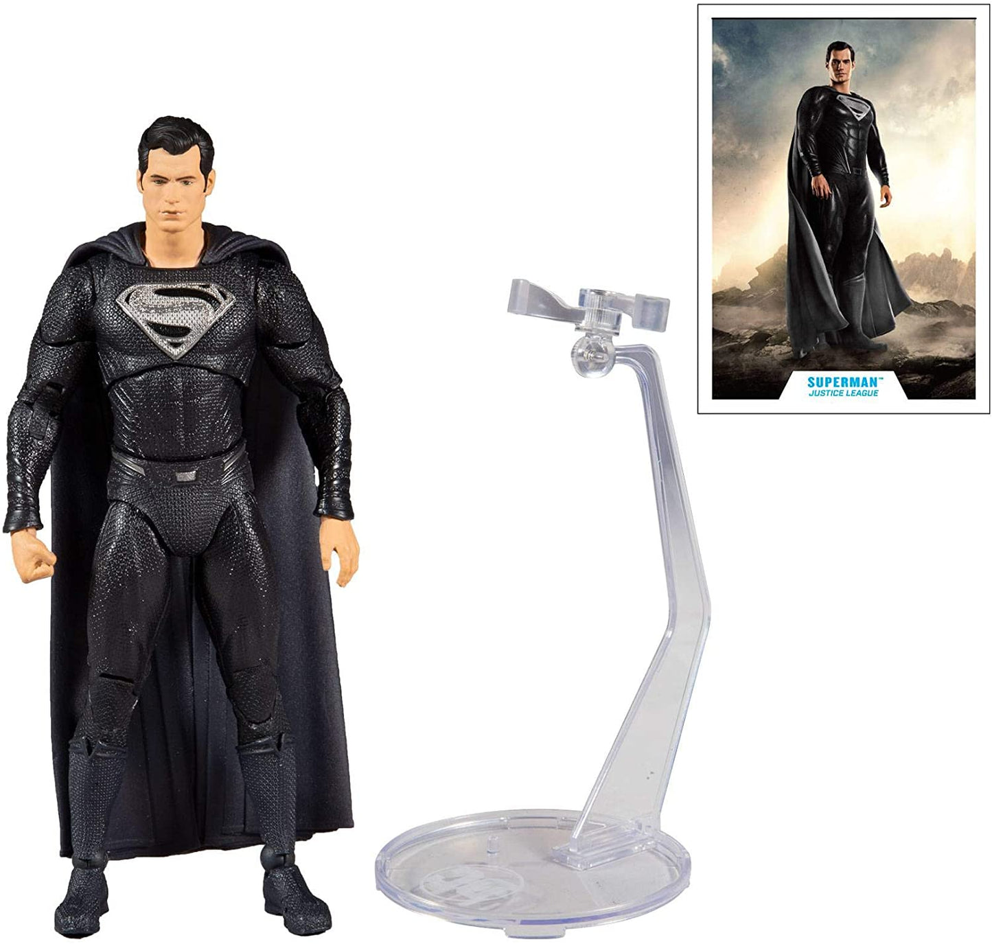 [PREORDER] McFarlane Justice League Superman (Black Suit)