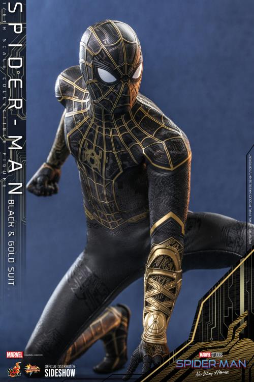 [PREORDER] Spiderman Black & Gold Suit Infinite Action X