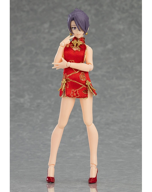 [PREORDER] Figma Styles Female Body (Mika) with Mini Skirt Chinese Dress Outfit