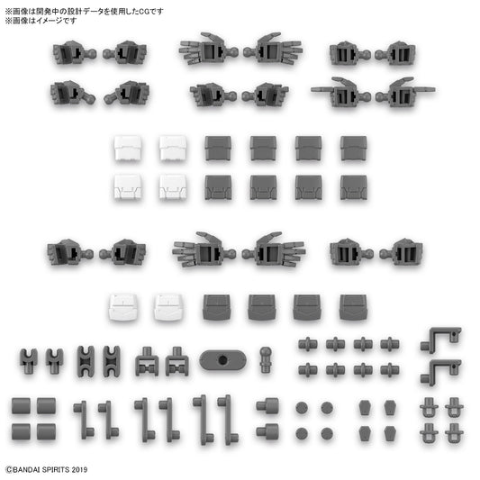 [PREORDER] 30MM 1/144 OPTION PARTS SET 12 (HAND PARTS /MULTI-JOINT)